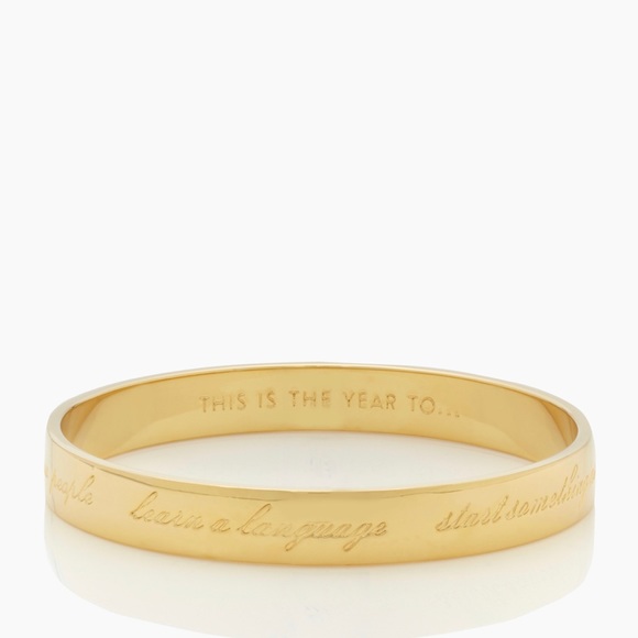 Kate Spade this is the year to idiom bracelet - Picture 2 of 10